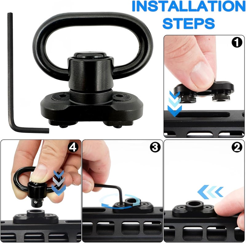 DDOUT QD Swivels for Two Point Sling - Image 3